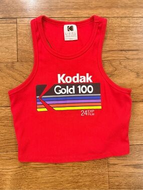 Kodak Red 'Gold 100' Tank Top